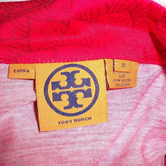 Tory Burch Carmondy Dress M Floral Silk Jersey - Picture 4 of 4